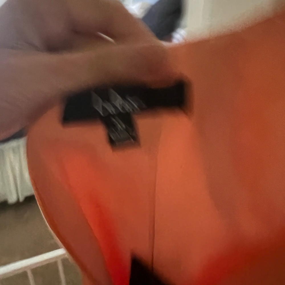 Orange and white lulus dress - Picture 6 of 7